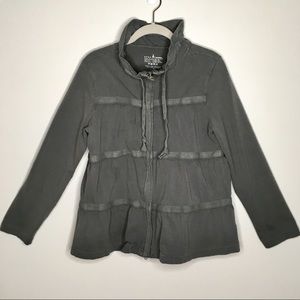 Neon Buddha Gray Tiered Cotton Jacket